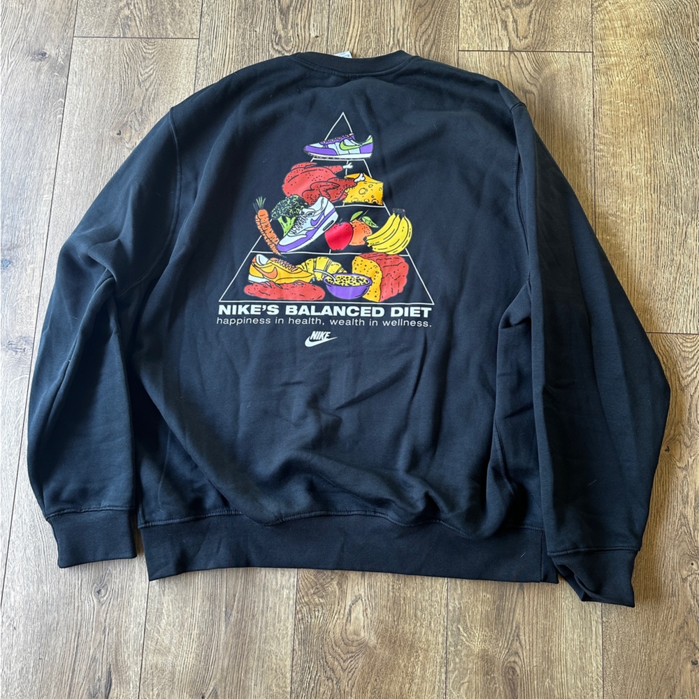 Nike Black Graphic Sweatshirt